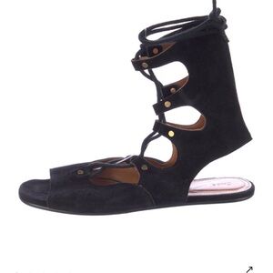 Chloe Black Gladiator Sandals